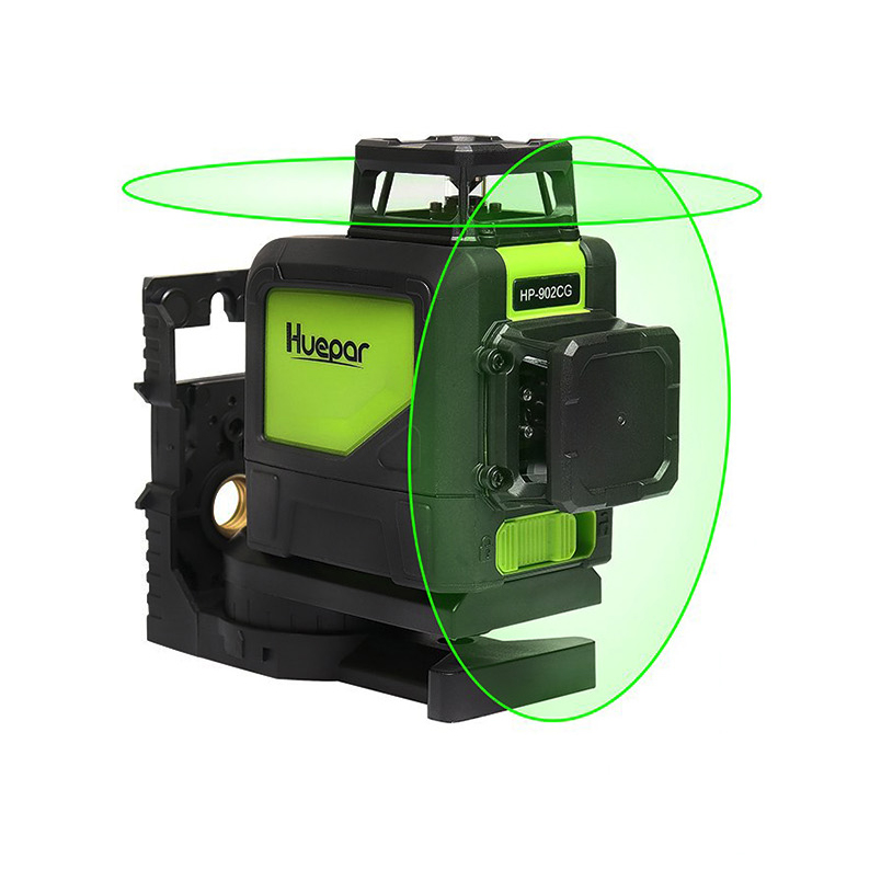 Industrial Laser Level - Huepar-Nivel láser 902CG 360, autonivelante, 3D,