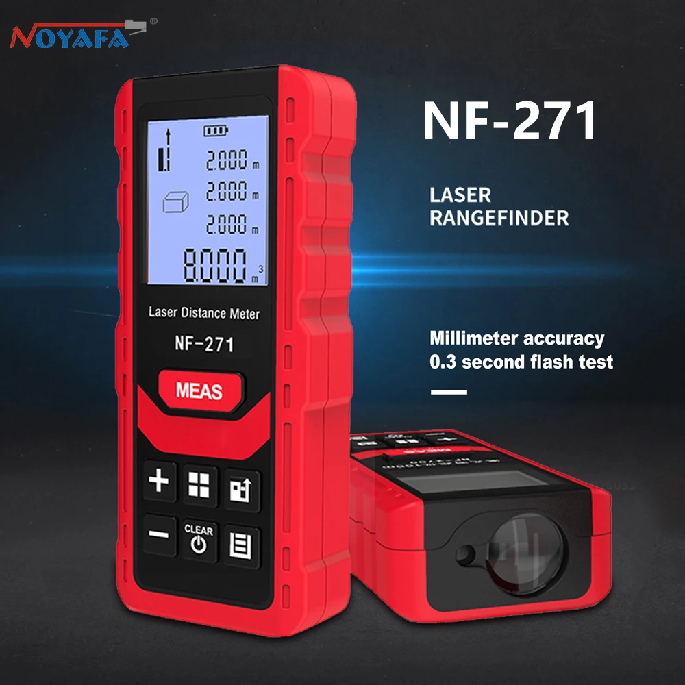 Industrial Laser Rangefinder - Medidor de Distancia Láser Digital Noyafa