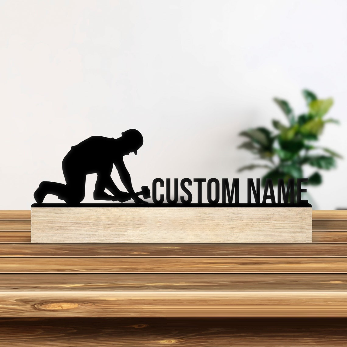 Desktop Laser Engraver - Adorno de Escritorio Personalizado de Hierro