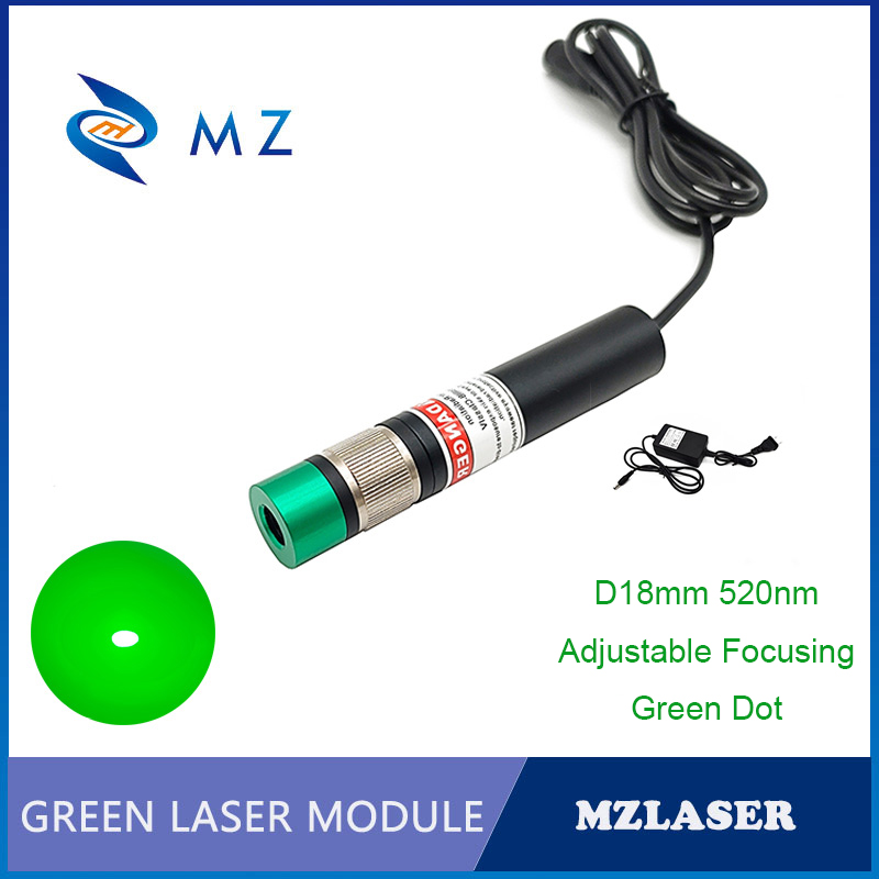 Laser Industrial Verde - Módulo Láser Verde de Alta Luminosidad,