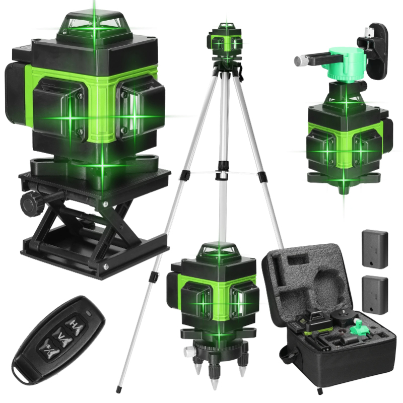 Industrial Laser Level - Trípode/Nivel Láser de 16 Líneas, Nivel
