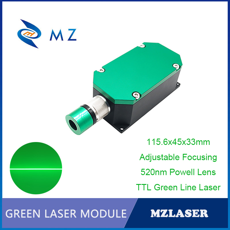 Laser Industrial Verde - Módulo de Diodo Láser de Línea