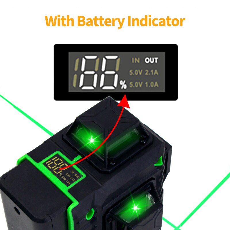 Nivel Láser Verde FEIDSIDE de  - Industrial Laser Level reseña y precio