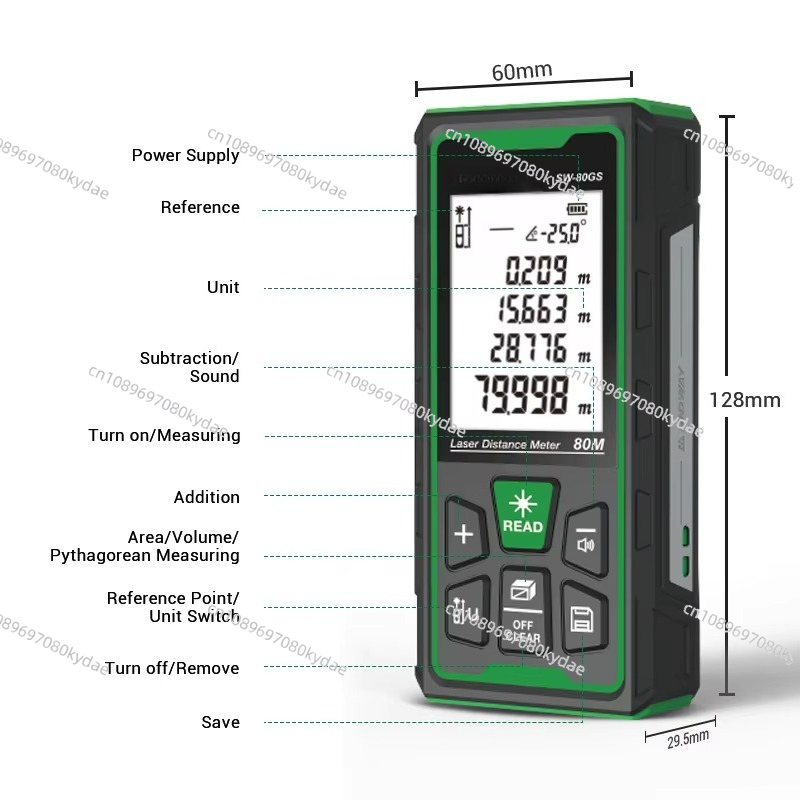 Telémetro láser verde, instrum - Laser Industrial Verde reseña y precio