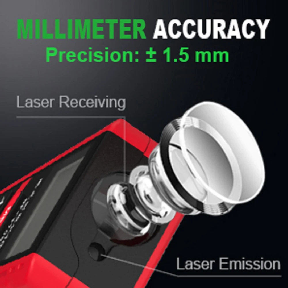 Medidor de Distancia Láser Dig - Industrial Laser Rangefinder reseña y precio