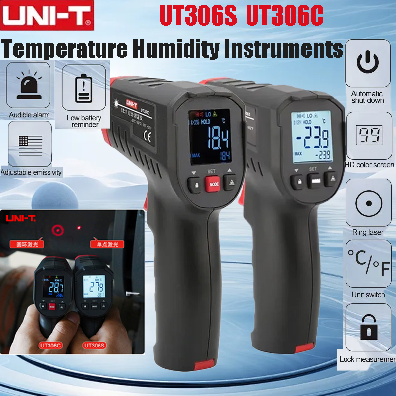 Termómetro Digital UNI-T UT306 - Industrial Laser Level reseña y precio
