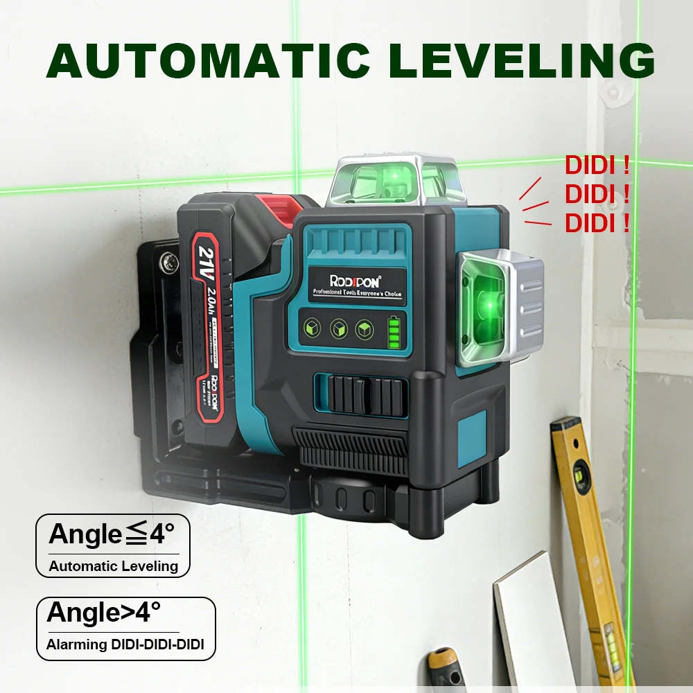 Nivel Láser de 12 Líneas, Líne - Industrial Laser Level reseña y precio