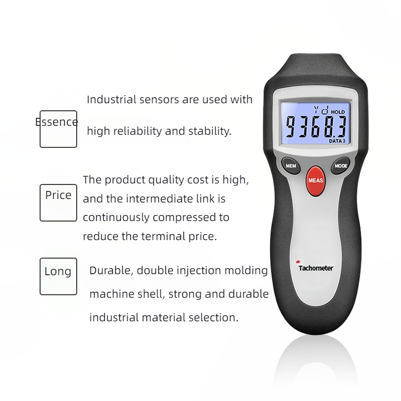 Tacómetro digital portátil sin - Industrial Laser Tachometer reseña y precio
