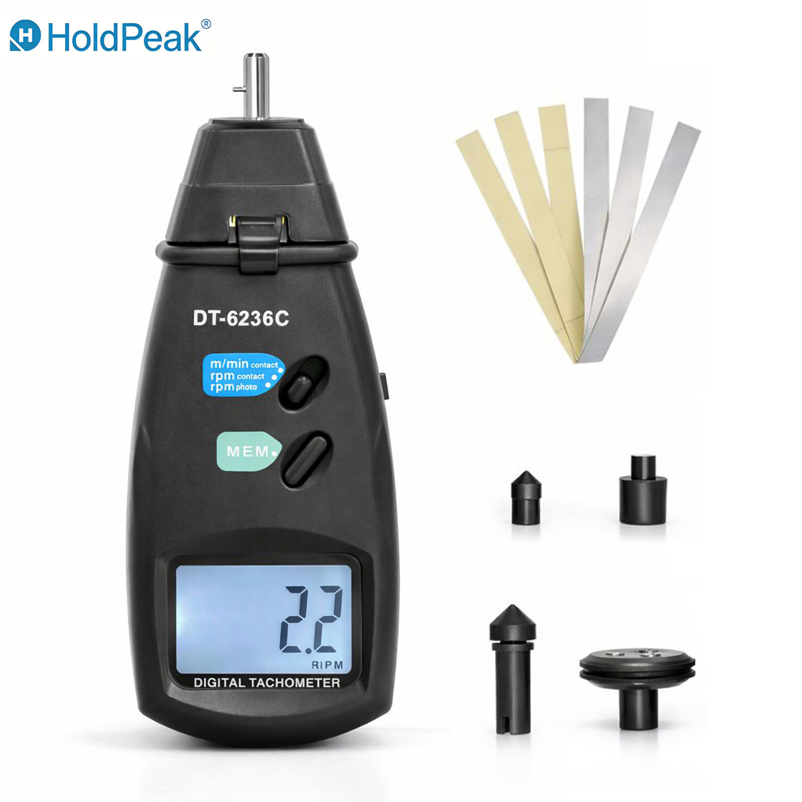 Tacómetro de Contacto y Láser  - Industrial Laser Tachometer reseña y precio