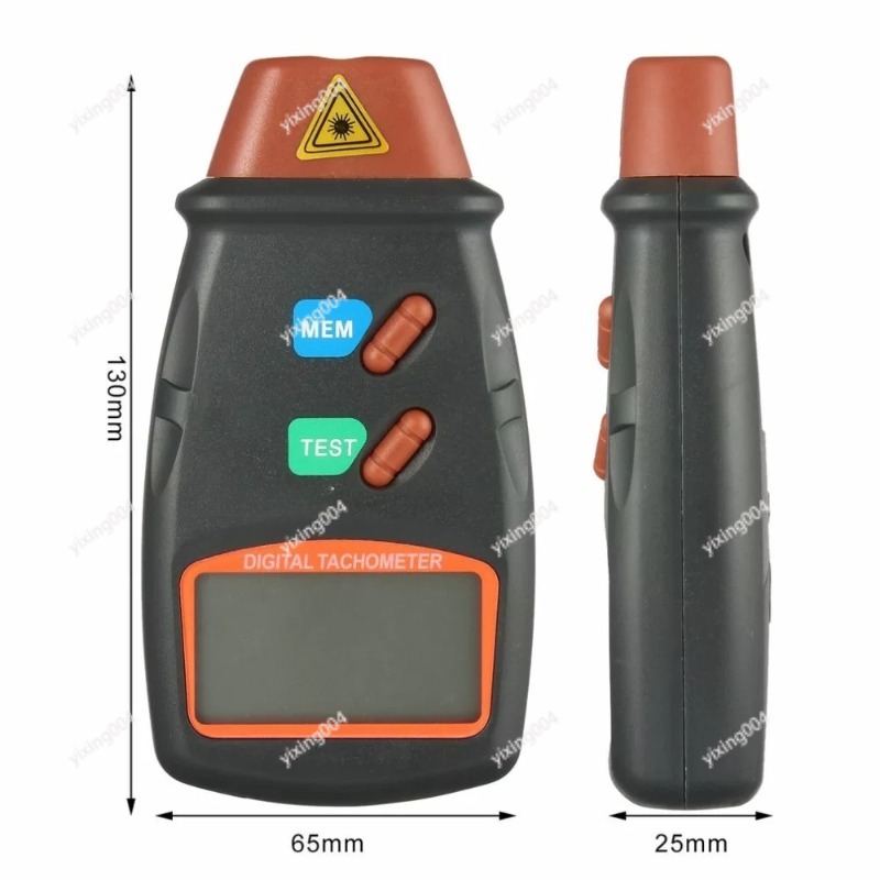 Medidor de Velocidad Láser Dig - Industrial Laser Tachometer reseña y precio