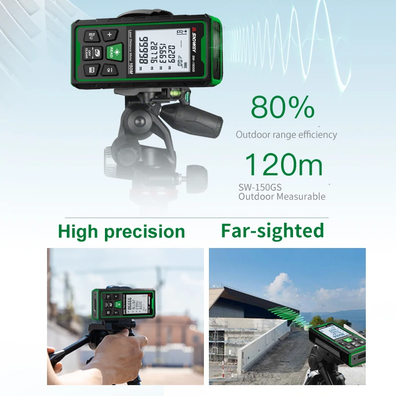 Medidor de Distancia Láser Ver - Industrial Laser Rangefinder reseña y precio