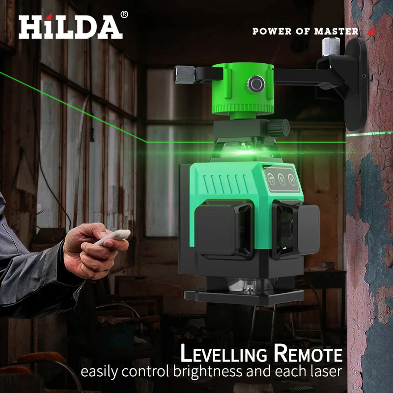 Nivel Láser Verde HILDA de 12/ - Industrial Laser Level reseña y precio