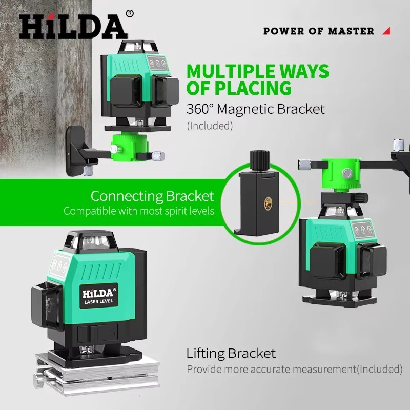 Nivel Láser Verde HILDA de 12/ - Industrial Laser Level reseña y precio