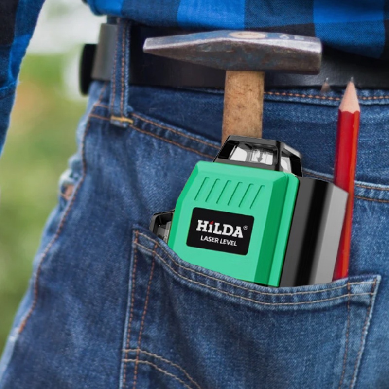 Nivel Láser Verde HILDA de 12/ - Industrial Laser Level reseña y precio